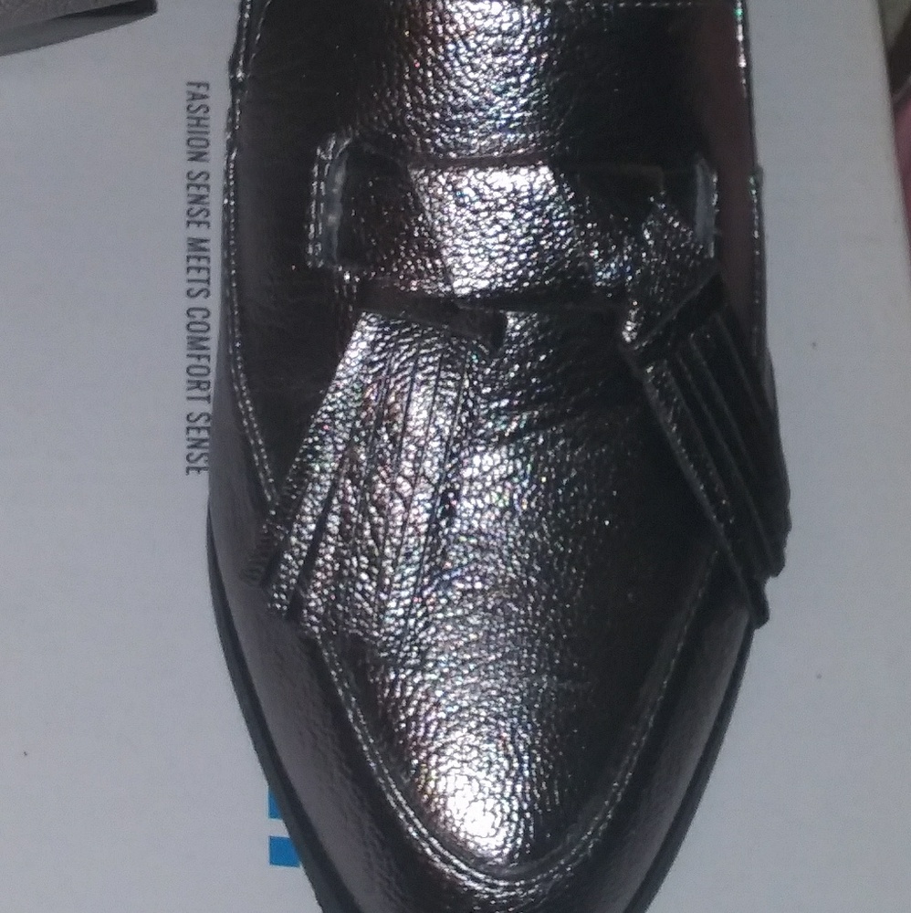 MARC FISHERPhylicia Mantailored Flat - Pewter Pa